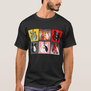 T-shirt Collection de guitares électriques modpère