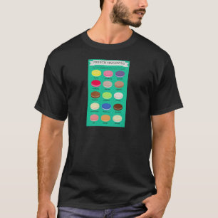 T-shirt Collection de la joie de Baker : Français Macaron