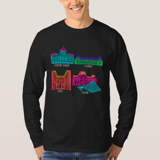T-shirt Collection de musée pour musée (Devant)