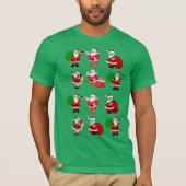 T-shirt collection de Noël père Noël drôle chemise (Devant)