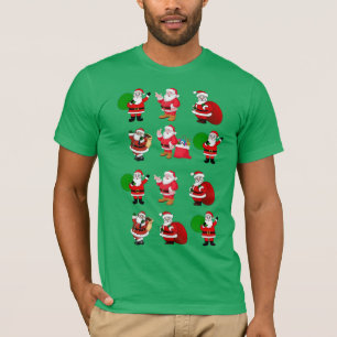T-shirt collection de Noël père Noël drôle chemise