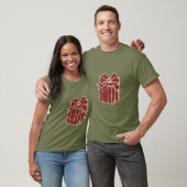 T-shirt Collection de Noël simple - Présente (Unisexe)