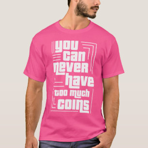 T-shirt Collection de pièces de monnaie numismate Jamais t