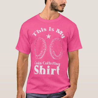 T-shirt Collection de pièces de numismatique