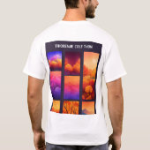 T-shirt Collection de rayons de fumée éthéré" (Dos)