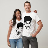 T-shirt collection de silhouette - gandyman (Unisexe)