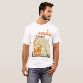 T-shirt Collection de timbres d'Halloween "Pumpkinhead" (Devant entier)