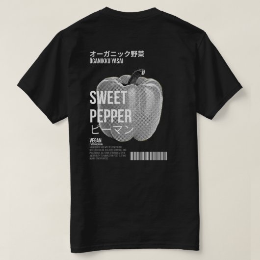 T-SHIRT COLLECTION DE VEGAN (Design dos)