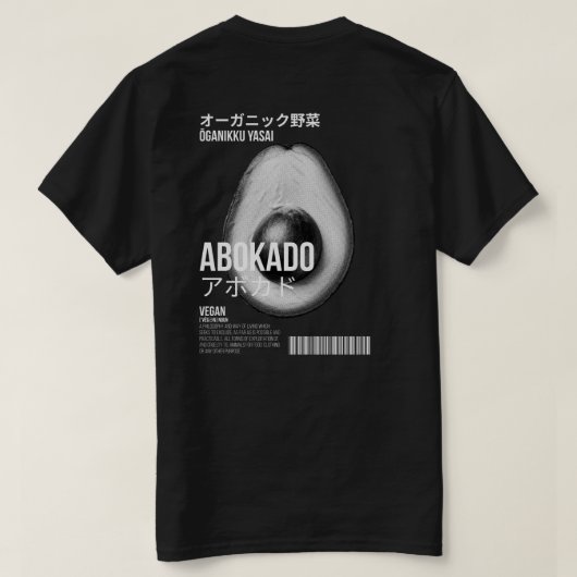 T-SHIRT COLLECTION DE VEGAN (Design dos)