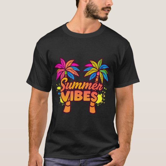 T-shirt Collection de Vibes d'été : Cadeau de saison amusa (Devant)