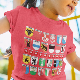 T-shirt Collection des cantons suisses