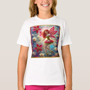 T-shirt Collection Fée de Noël - Cheveux Rouges