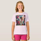 T-shirt Collection Fée de Noël - Cornouailles Braids Cheve (Devant entier)