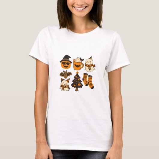 T-shirt Collection Halloween - Collection Éffrayante Cute (Devant)