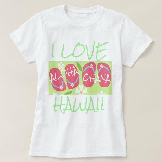 T-shirt Collection Hawaii Aloha (Design devant)