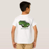 T-shirt Collection Iguana verte (Dos entier)