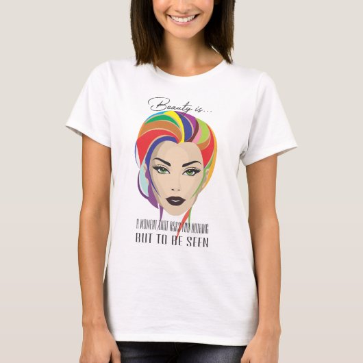 T-shirt Collection "La beauté est..." (Devant)