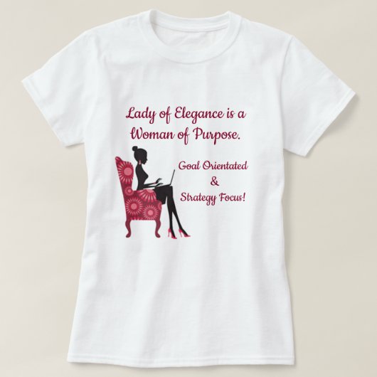T-shirt Collection Lady Elegance (Design devant)