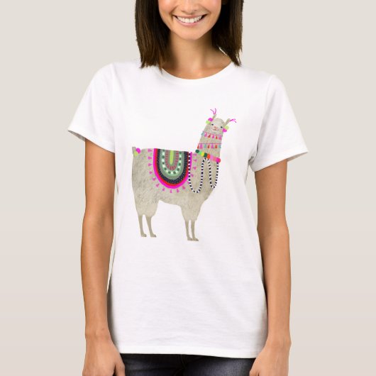 T-shirt Collection Llamarama | Cute Llamas (Devant)