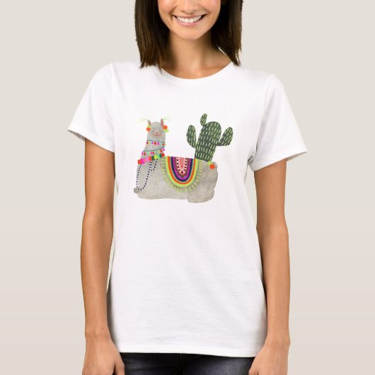 T-shirt Collection Llamarama | Llamas souriantes (Devant)