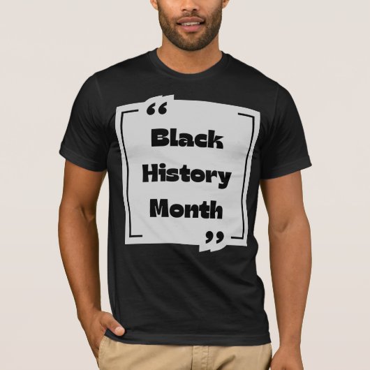 T-shirt Collection Mois de l'histoire noire (Devant)