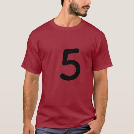 T-SHIRT COLLECTION NUMÉRO 5 (Devant)