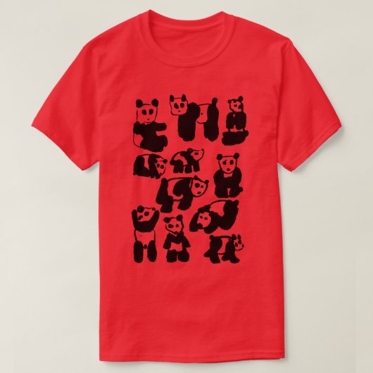 T-shirt Collection Panda (Design devant)