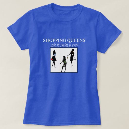 T-shirt Collection Shopping Queen - Dames (Design devant)