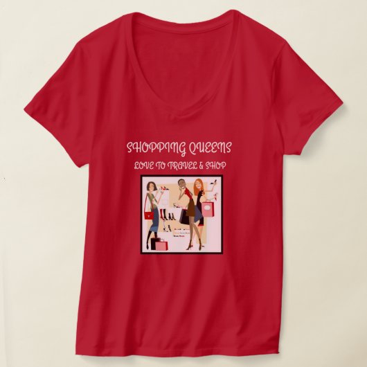 T-shirt Collection Shopping Queen - Dames (Poser)