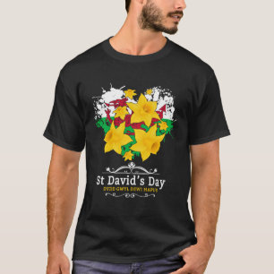 T-shirt Collection St Davids Pour Enfants & Gallois Drapea