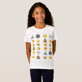T-Shirt Collection supérieure d'emoji (Devant entier)