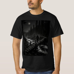 T-shirt Collection Wanderer WO07 – Pont en bois au clair d