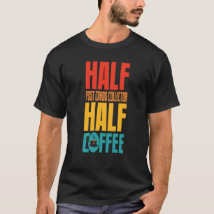 T-shirt Collectionneur de Cartes Postales Pour Café