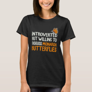 T-shirt Collectionneur de papillons monarques introverti