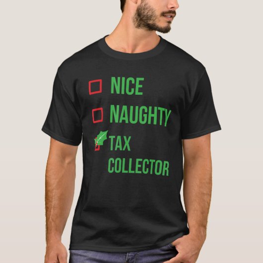 T-shirt Collector fiscal Funny Pajama Noël (Devant)