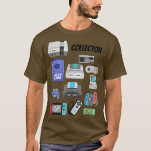 T-shirt Collector  Video Game  Gift for Gamers 