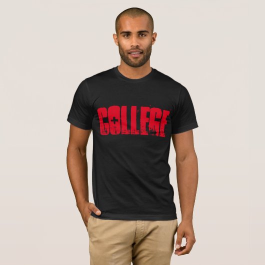 T-SHIRT COLLÈGE (Devant entier)
