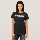 T-SHIRT COLLÈGE (Devant entier)