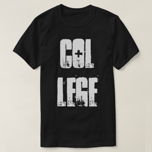 T-SHIRT COLLÈGE (Design devant)
