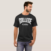 T-shirt College Alaska (Devant entier)