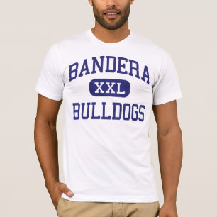 T-shirt Collège Bandera le Texas de bouledogues de Bandera
