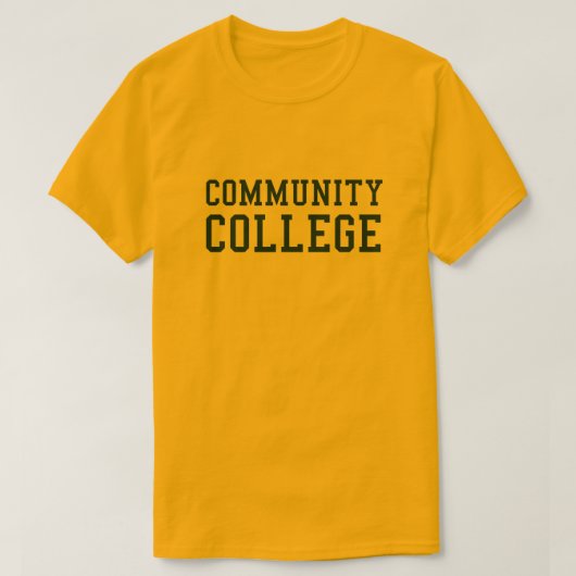 T-shirt Collège communautaire (Design devant)