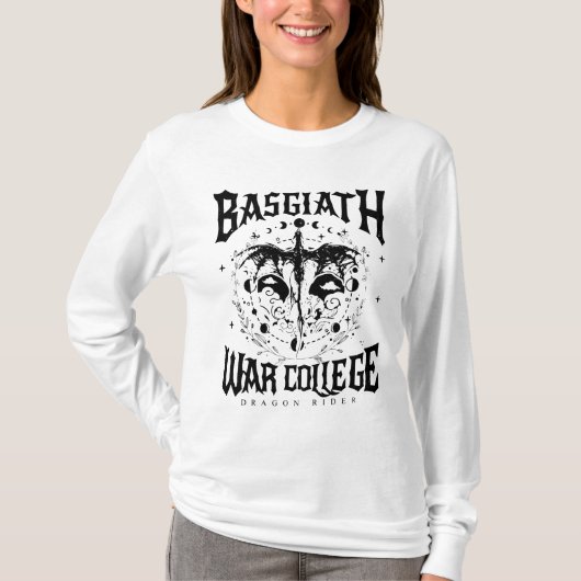 T-shirt Collège de guerre de Basgiath Merch officieux de l (Devant)