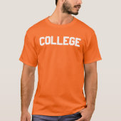T-shirt Collège Orange (Devant)