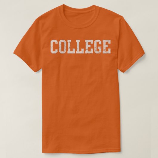 T-shirt College Retro (Design devant)