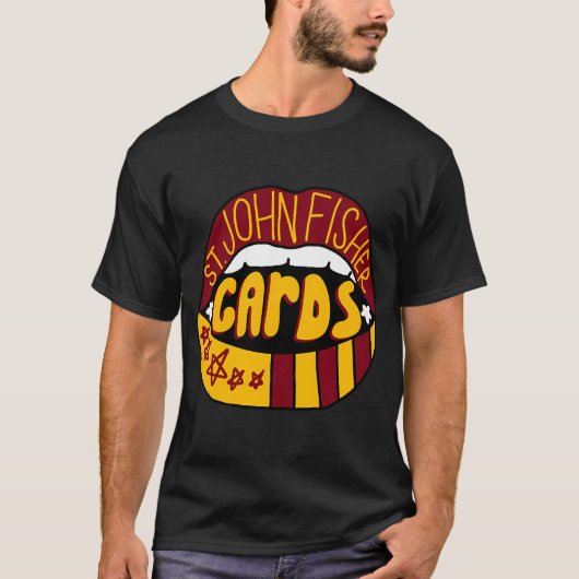 T-shirt collège st. john fisher lèvres (Devant)