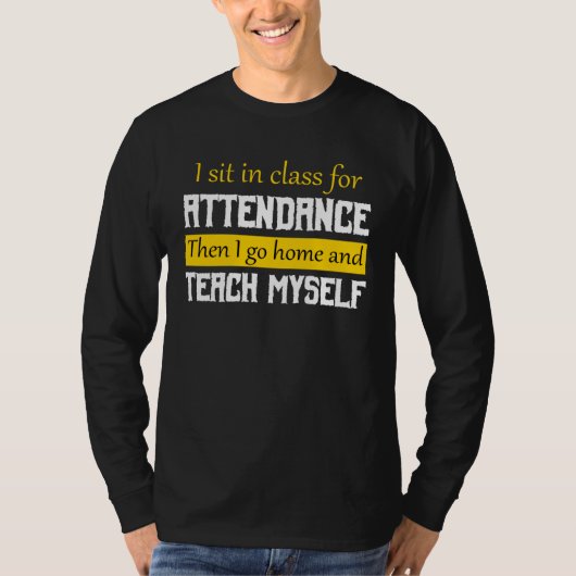 T-shirt College Student 100 Days of School High School 2 (Devant)