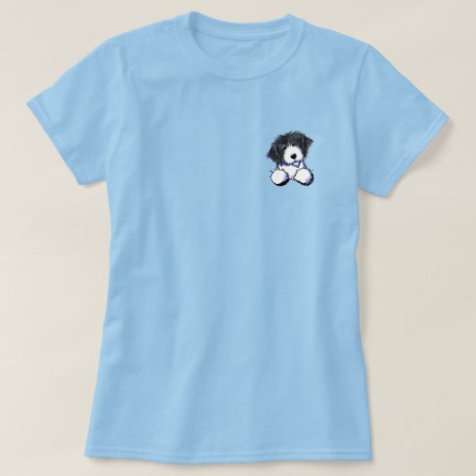 T-shirt Collie à poches (Design devant)