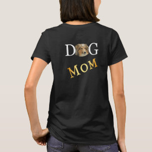 T-shirt Collie Chien Maman 2 Côté Sombre
