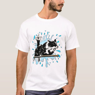 T-shirt collie de bordure